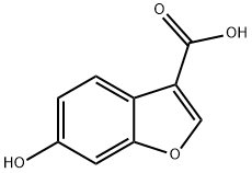 6-羟基苯并呋喃-3-羧酸 结构式