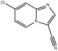 7-Chloro-imidazo[1,2-a]pyridine-3-carbonitrile 结构式