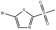 5-溴-2-(甲基磺酰基)噻唑 结构式