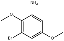 3-Bromo-2,5-dimethoxyaniline 结构式