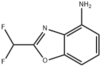 2-(Difluoromethyl)benzo[d]oxazol-4-amine 结构式