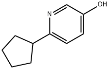 6-cyclopentylpyridin-3-ol 结构式