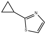 2-cyclopropylthiazole 结构式