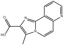 3-methylimidazo[2,1-f][1,6]naphthyridine-2-carboxylic acid 结构式