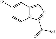 7-溴咪唑并[1,5-A]吡啶-1-羧酸甲酸乙酯 结构式