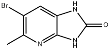 6-溴-5-甲基-1H-咪唑并[4,5-B]吡啶-2-醇 结构式