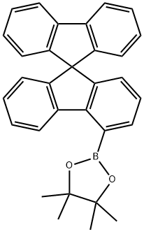 4-硼酸频哪醇酯-9,9-螺二芴 结构式
