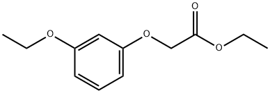 ethyl 2-(3-ethoxyphenoxy)acetate 结构式