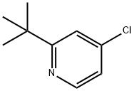 4-chloro-2-tert-butylpyridine 结构式