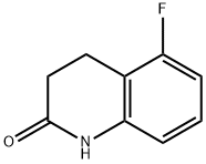 5-氟-3,4-二氢-1H-喹啉-2-酮 结构式
