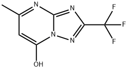 5-methyl-2-(trifluoromethyl)[1,2,4]triazolo[1,5-a]pyrimidin-7-ol 结构式