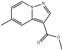 methyl 5-Methylpyrazolo[1,5-a]pyridine-3-carboxylate 结构式