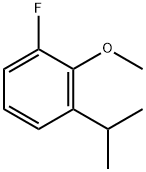 2-Isopropyl-6-fluoroanisole 结构式