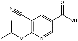 5-cyano-6-isopropoxynicotinic acid 结构式