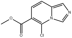 Methyl 5-chloroimidazo[1,5-a]pyridine-6-carboxylate 结构式