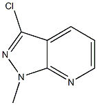3-Chloro-1-methyl-1H-pyrazolo[3,4-b]pyridine 结构式