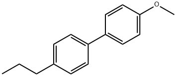 4'-丙基-4-甲氧基联苯 结构式