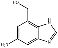 (6-AMINO-1H-BENZO[D]IMIDAZOL-4-YL)METHANOL 结构式