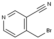 4-(bromomethyl)nicotinonitrile 结构式