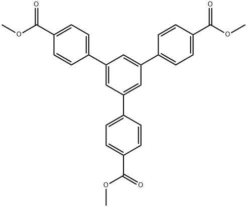 1,3,5-三[(4-甲氧羰基)苯基]苯 结构式