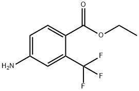 4-氨基-2-三氟甲基苯甲酸乙酯 结构式