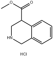 1,2,3,4-四氢异喹啉-4-羧酸甲酯盐酸盐 结构式