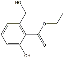 2-羟基-6-(羟甲基)苯甲酸乙酯 结构式