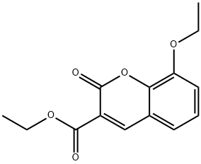 8-乙氧基-2-氧代-2H-色烯-3-羧酸乙酯 结构式