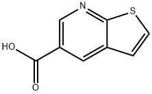 噻吩并[2,3-B]吡啶-5-羧酸 结构式