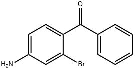 (4-amino-2-bromophenyl)(phenyl)methanone 结构式