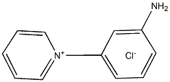 1-(3-氨基苯基)吡啶-1-鎓氯化物 结构式