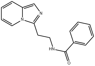 N-(2-imidazo[1,5-a]pyridin-3-ylethyl)benzamide 结构式