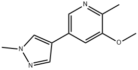 3-methoxy-2-methyl-5-(1-methyl-1H-pyrazol-4-yl)pyridine