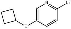 2-溴-5-环丁氧基吡啶 结构式