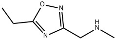 5-乙基-N-甲基-1,2,4-噁二唑-3-甲胺 结构式