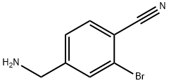 4-(AMINOMETHYL)-2-BROMOBENZONITRILE 结构式
