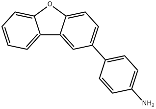 4-(2-二苯并呋喃基)苯胺 结构式