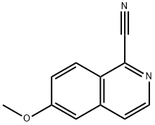 6-甲氧基异喹啉-1-腈 结构式