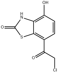 7-(2-chloroacetyl)-4-hydroxybenzo[d]thiazol-2(3H)-one 结构式