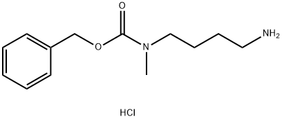 BENZYL 4-AMINOBUTYLMETHYLCARBAMATE HCL 结构式