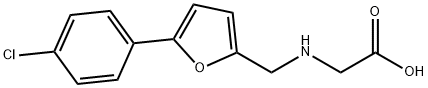 ({[5-(4-chlorophenyl)-2-furyl]methyl}amino)acetic acid 结构式