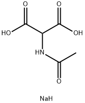 2-乙酰氨基马来酸钠 结构式