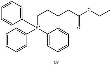 (4-乙氧基羧丁基)三苯基溴化膦 结构式