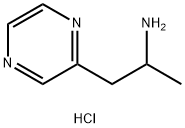 1-甲基-2-吡嗪-2-乙胺双盐酸盐 结构式