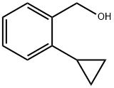 (2-环丙基苯基)甲醇 结构式