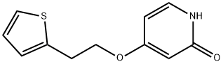 4-(2-(噻吩-2-基)乙氧基)吡啶-2(1H)-酮 结构式