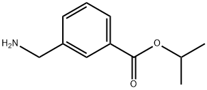 3-(氨基甲基)苯甲酸异丙酯 结构式