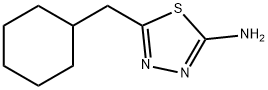 5-(环己基甲基)-1,3,4-噻二唑-2-胺 结构式