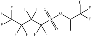 1,1,2,2,3,3,4,4,4-九氟丁烷-1-磺酸2,2,2-三氟-1-甲基乙酯 结构式