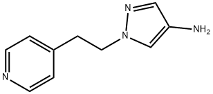 1-(2-(pyridin-4-yl)ethyl)-1H-pyrazol-4-amine 结构式